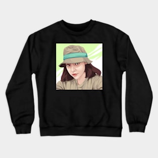 holiday hat girl Crewneck Sweatshirt